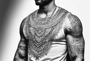 tattoo drawing ancient vest tattoo idea