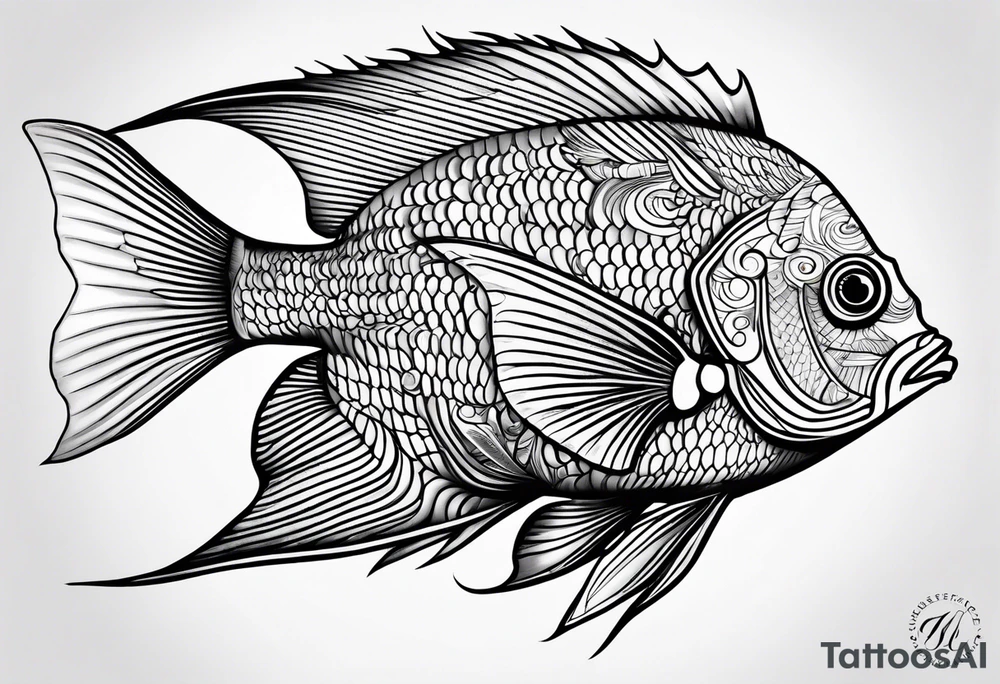 Angelfish tattoo idea