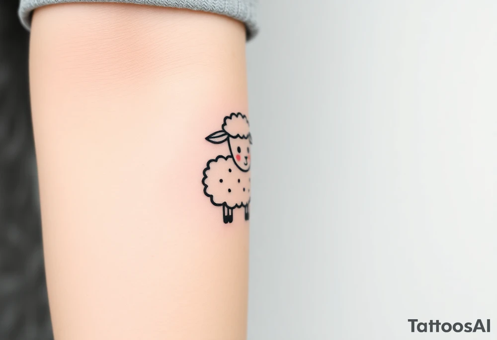 Black sheep tattoo idea