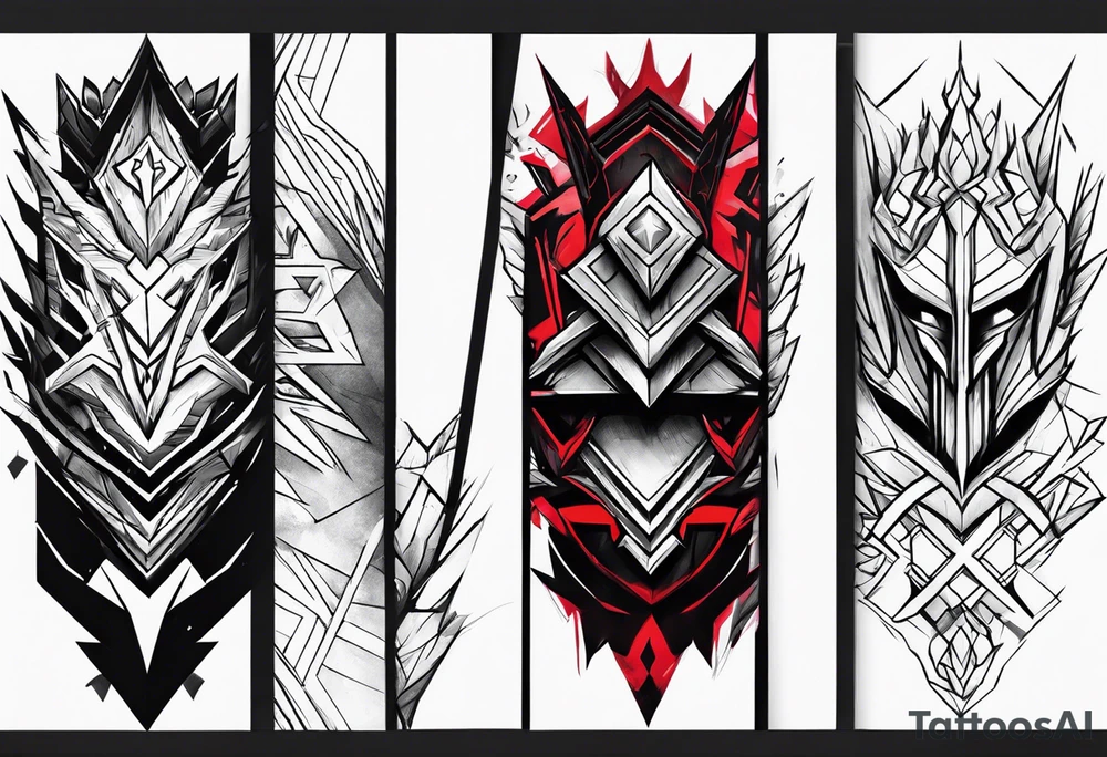 Zed league of legends tattoo idea