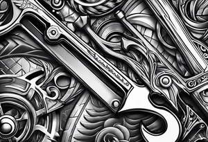a wrench tattoo idea