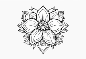 flores tattoo idea