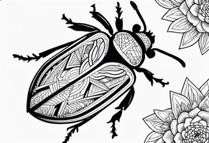 beetle tattoo idea