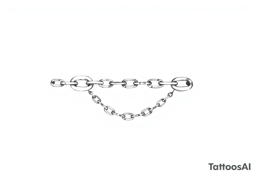 Chain tattoo idea