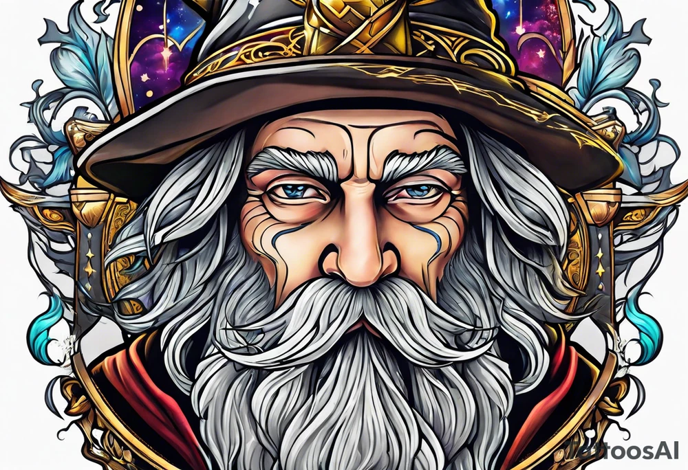 Wizard tattoo idea