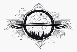 Astronomy tattoo idea