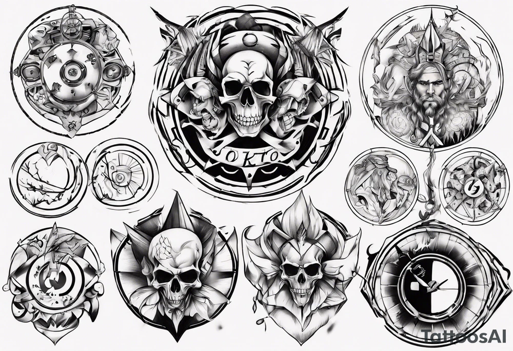 disc jokey tattoo idea