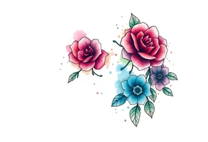 hip tattoo on the hip tattoo idea
