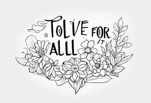 Lyrics ‘to live for the hope of it all’ tattoo idea