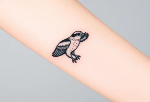 Nighthawk bird tattoo idea