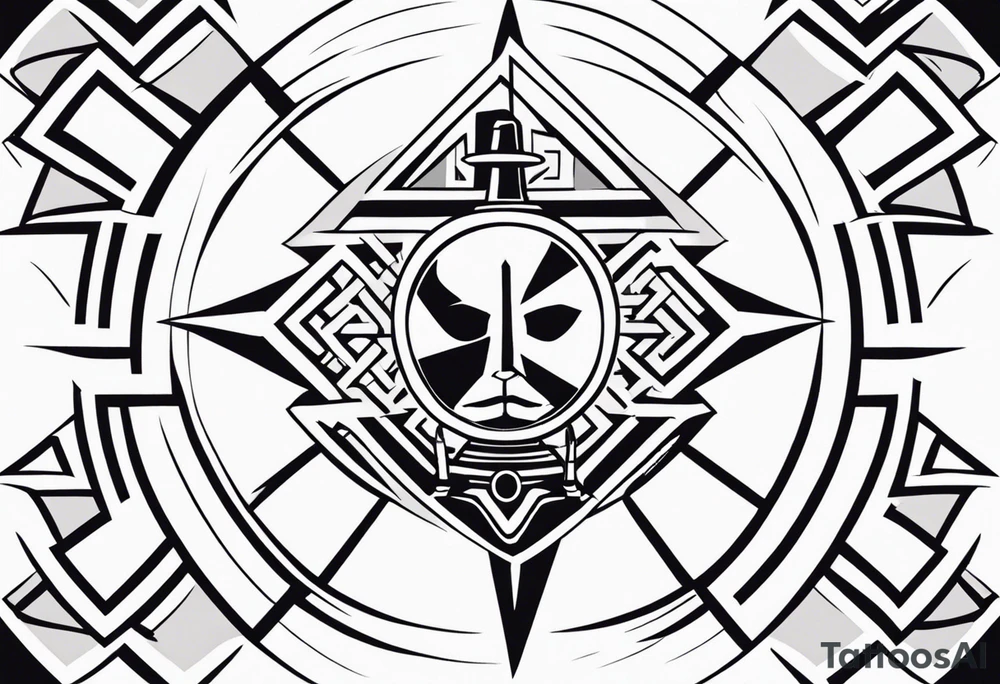 Bell, Maze, tracks, North Star, Graveyard, Mask, Eternal, Rewind, tattoo idea