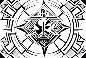 Bell, Maze, tracks, North Star, Graveyard, Mask, Eternal, Rewind, tattoo idea