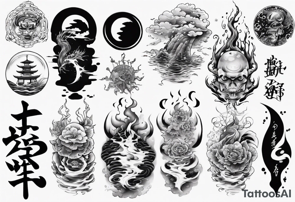 Wasser Geist tattoo idea