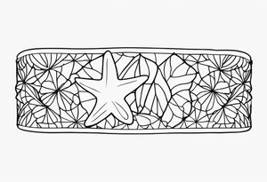 Shell/starfish bracelet tattoo idea