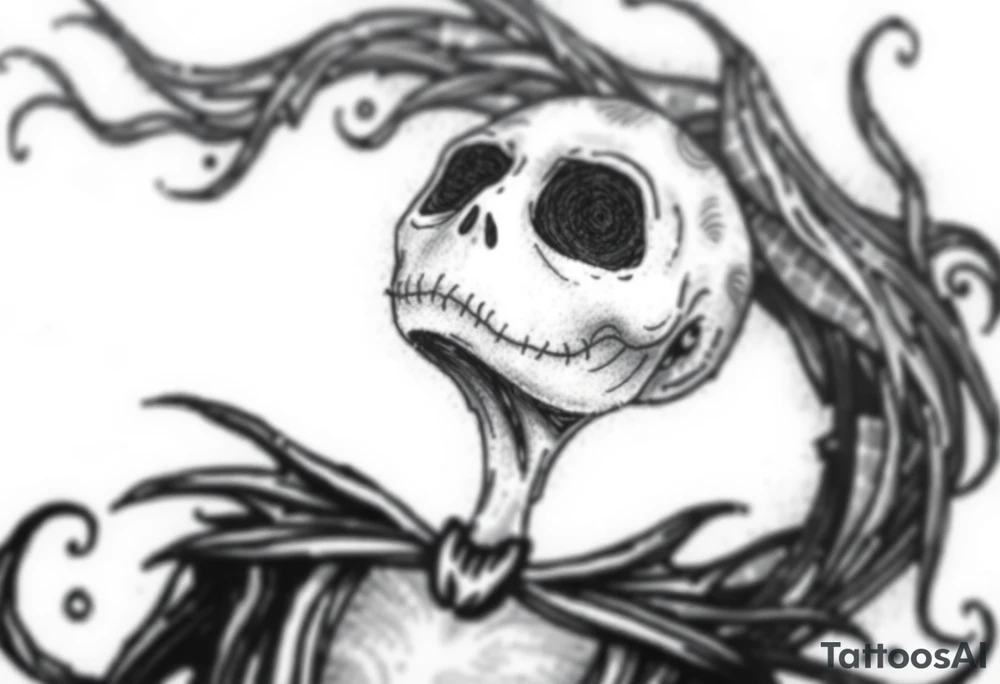 Jack skellington tattoo idea