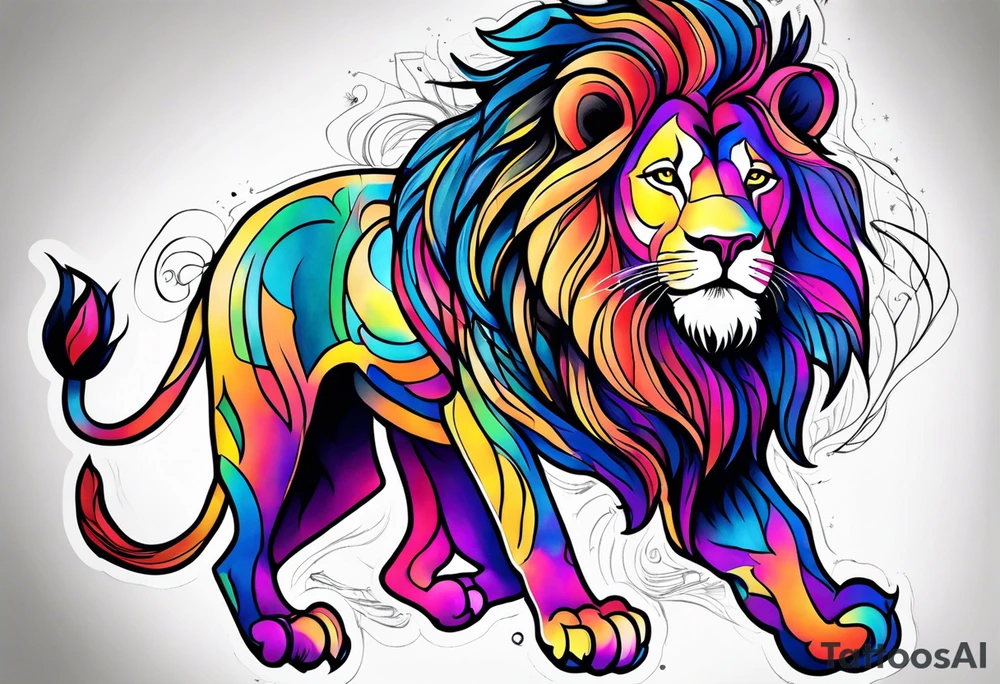 Special needs lion tattoo idea