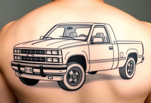 1993 Chevy Silverado 1500 tattoo idea