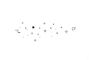 Constellations and star signs tattoo idea