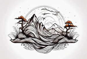 Driftwood tattoo idea