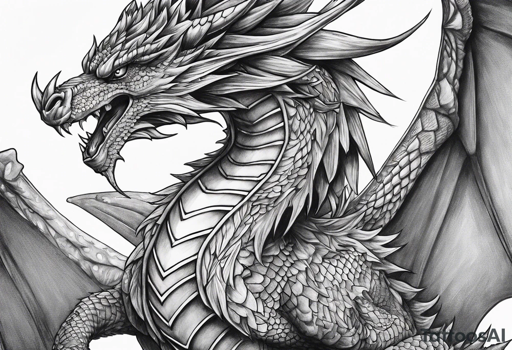 Yugioh rainbow dragon tattoo idea