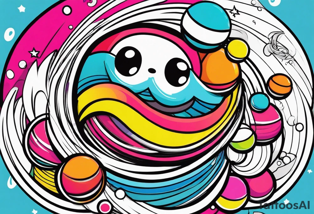 Penis and balls tattoo idea