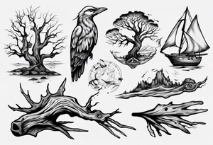 Driftwood tattoo idea