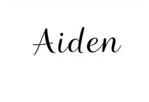 The name Aiden for my husband and love tattoo idea
