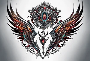 Biomechanicsl leg tattoo idea