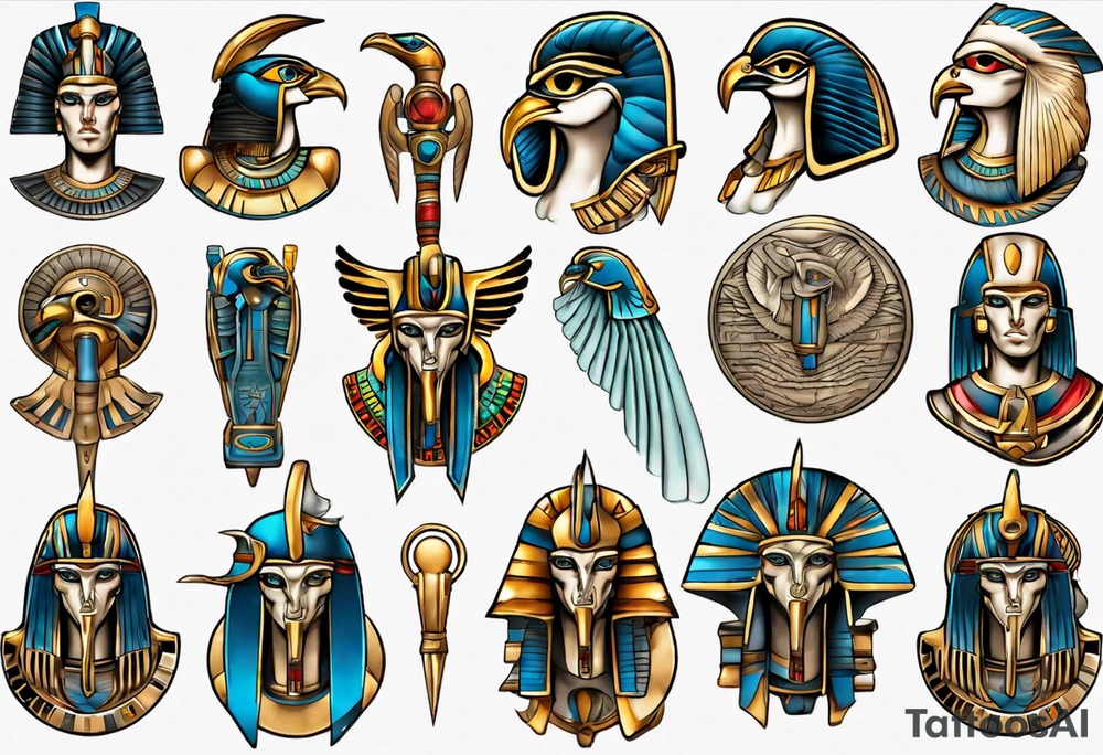 the legend horus tattoo idea
