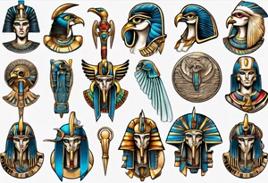 the legend horus tattoo idea