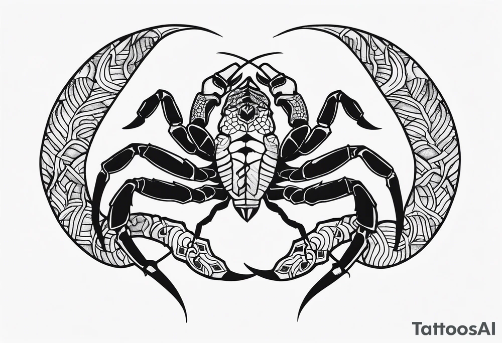 scorpio tattoo idea