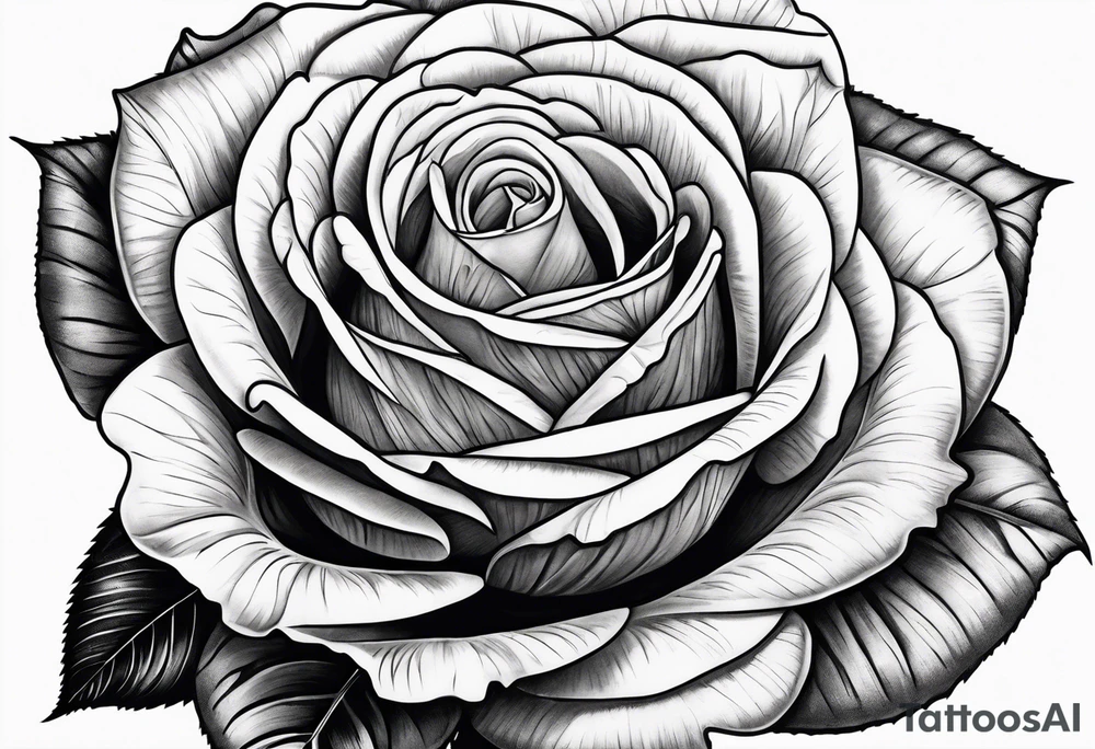A rose tattoo idea