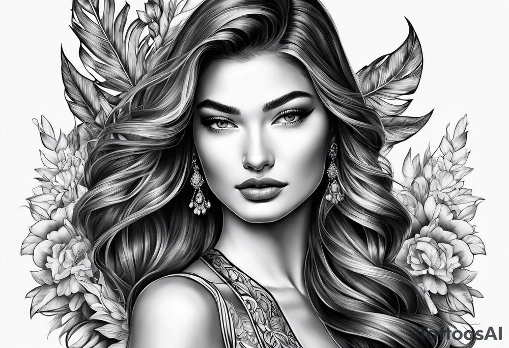Grace Elizabeth name tattoo idea