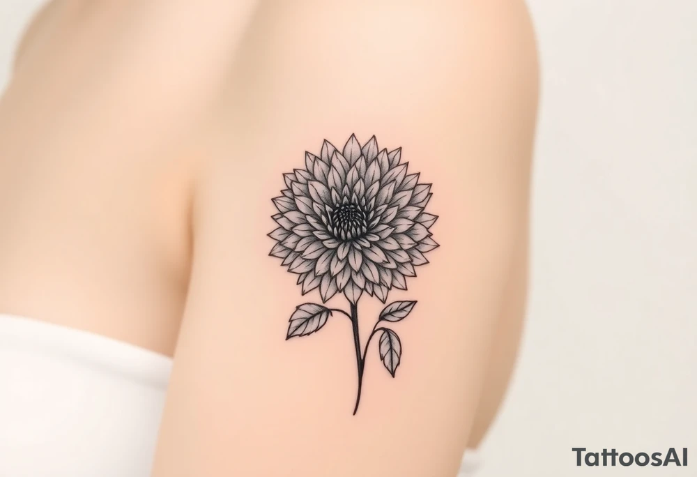 chrysanthemum tattoo idea