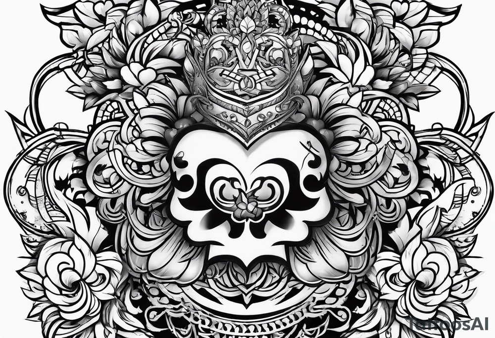 Honor Love Respect tattoo idea