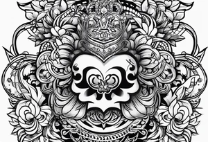 Honor Love Respect tattoo idea
