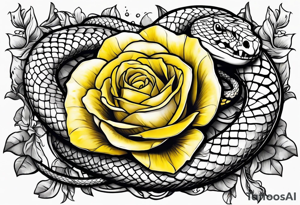 snake wrapped around a sword with a yellow rose tattoo idea snake wrapped around a sword with a yellow rose tattoo idea