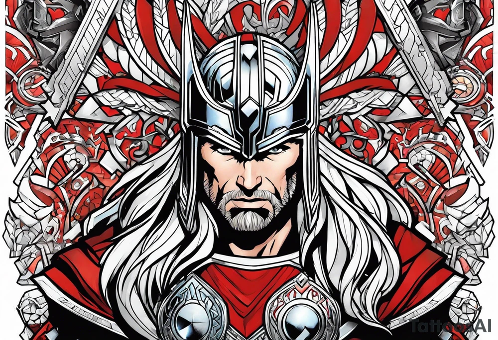 The Mighty Thor from current Marvel comics tattoo idea
