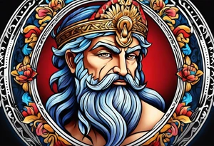 greek god tattoo idea