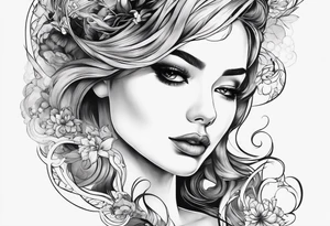girl floating on still water
aerial view tattoo idea