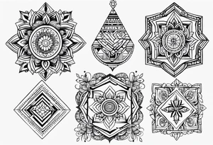 Sandhya Shivani Names tattoo idea