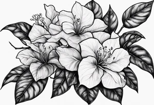 Bougainvillea tattoo idea