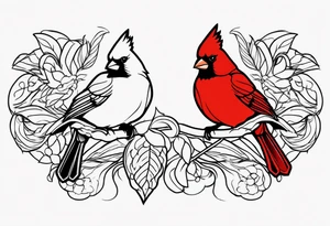 cardinals tattoo idea