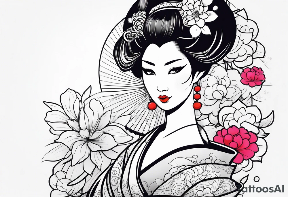 Geisha tattoo idea