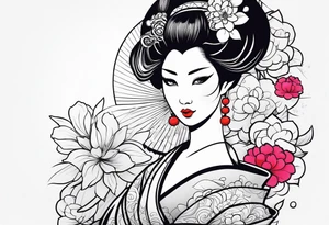 Geisha tattoo idea