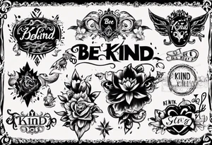 Be Kind……of a Bitch tattoo idea