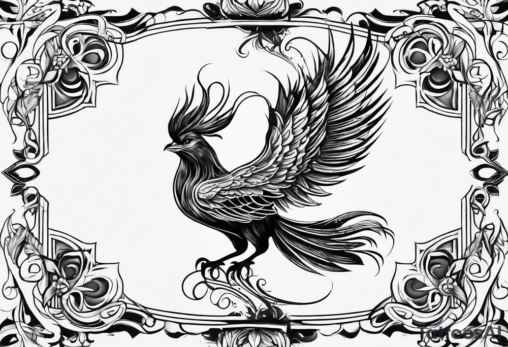 little pheonix tattoo idea