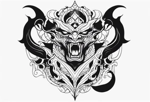 Demon stealing my soul tattoo idea