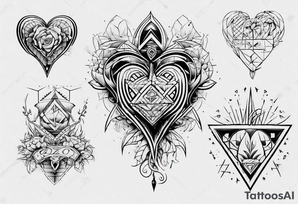 corazon tattoo idea