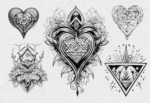 corazon tattoo idea